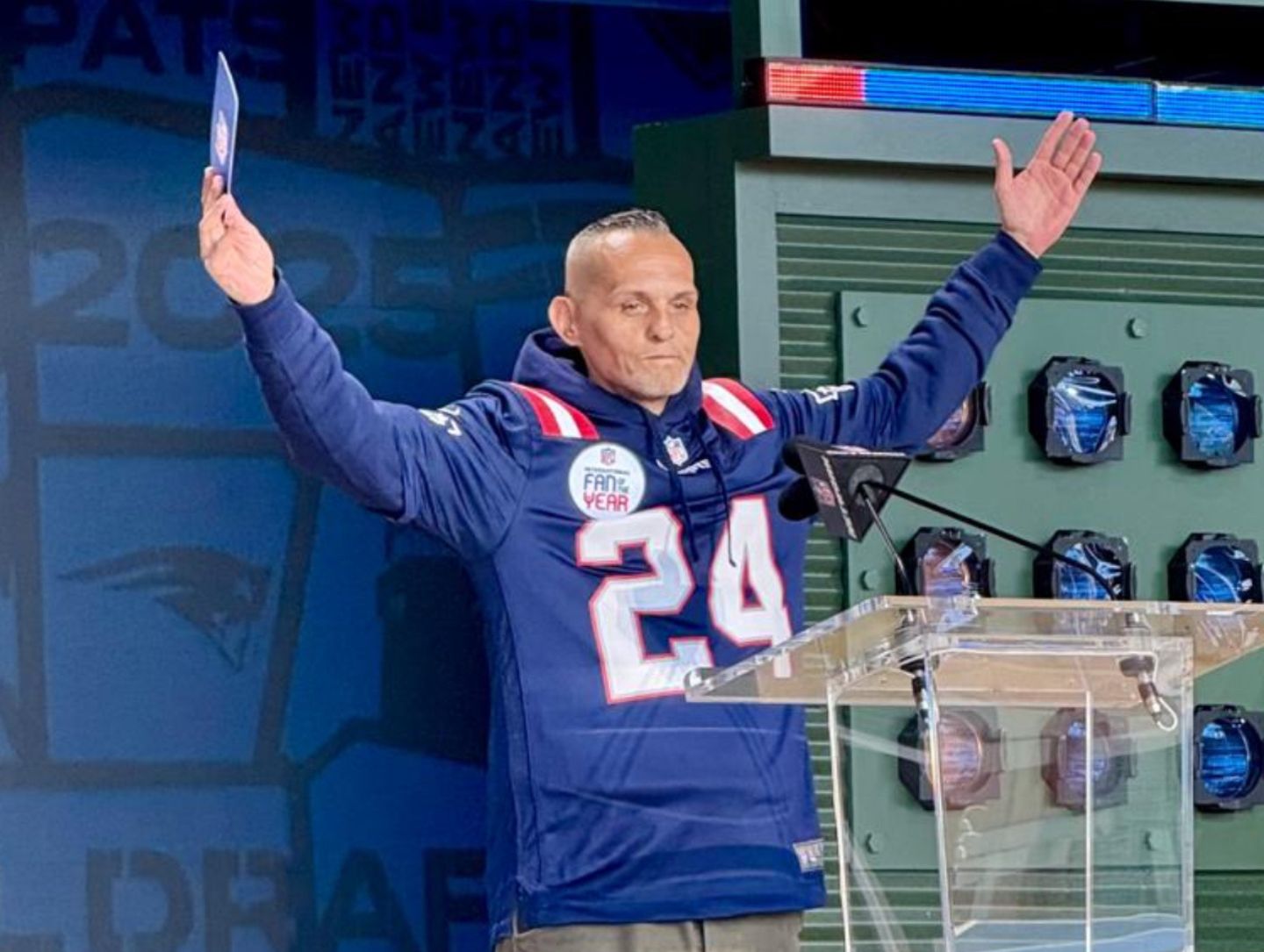 IFOTY Dennis und der Patriots Draft 2025